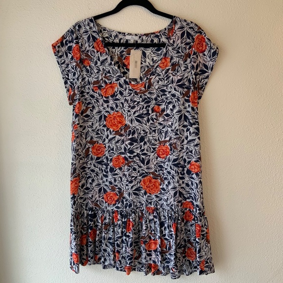 NEW! Joie 100% Silk Babydoll Dress Size Medium - Picture 2 of 6